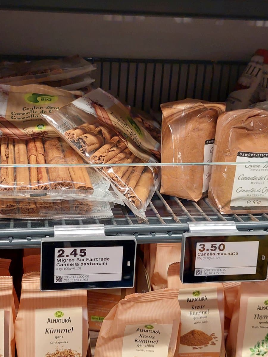 Migros Bio Fairtrade Cannella bastoncini