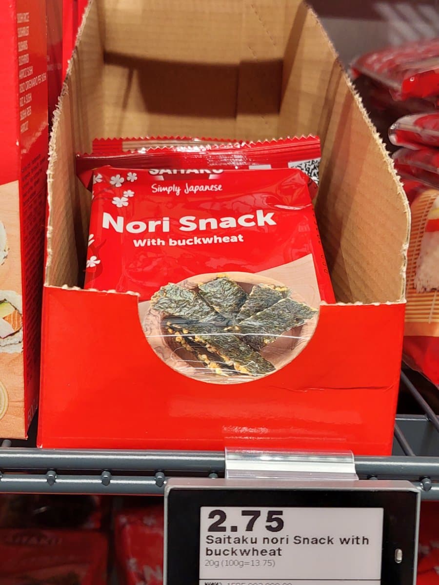 Saitaku Nori Snack with buckwheat