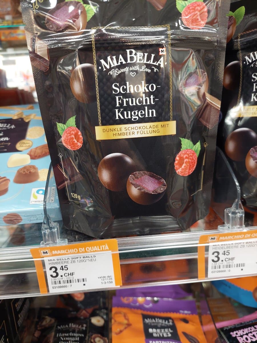 Mia Bella Schoko-Frucht-Kugeln