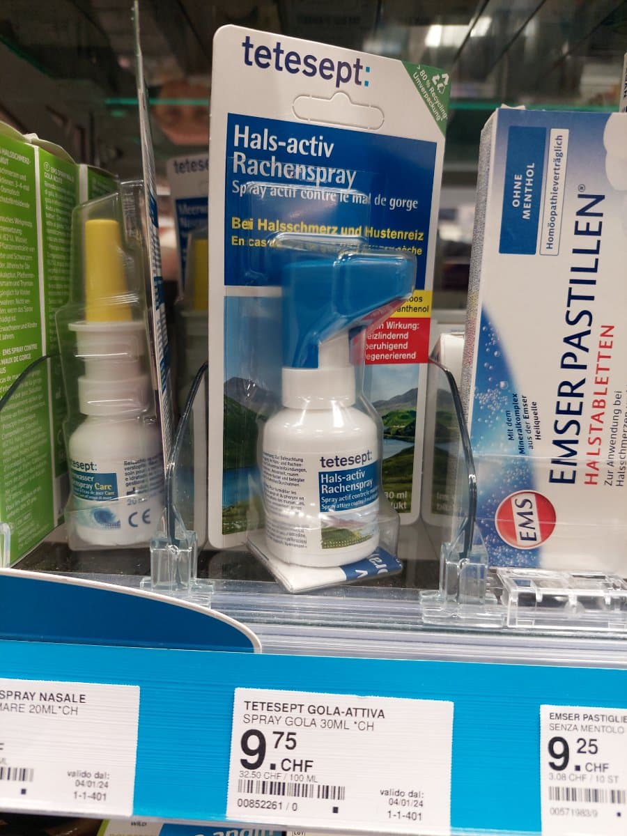 Tetesept Gola-Attiva Spray Gola 30ml