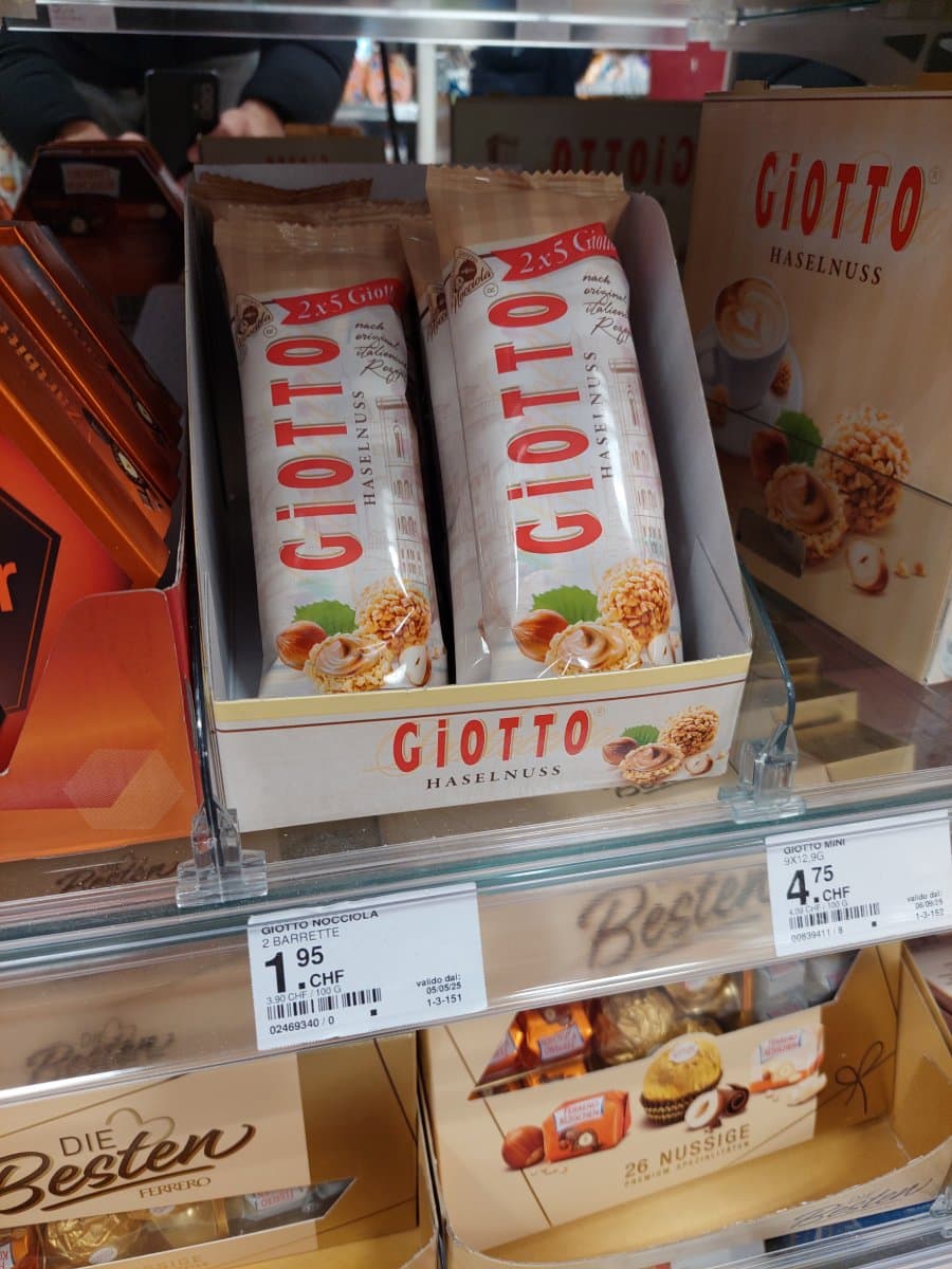 GIOTTO NOCCIOLA 2 BARRETTE