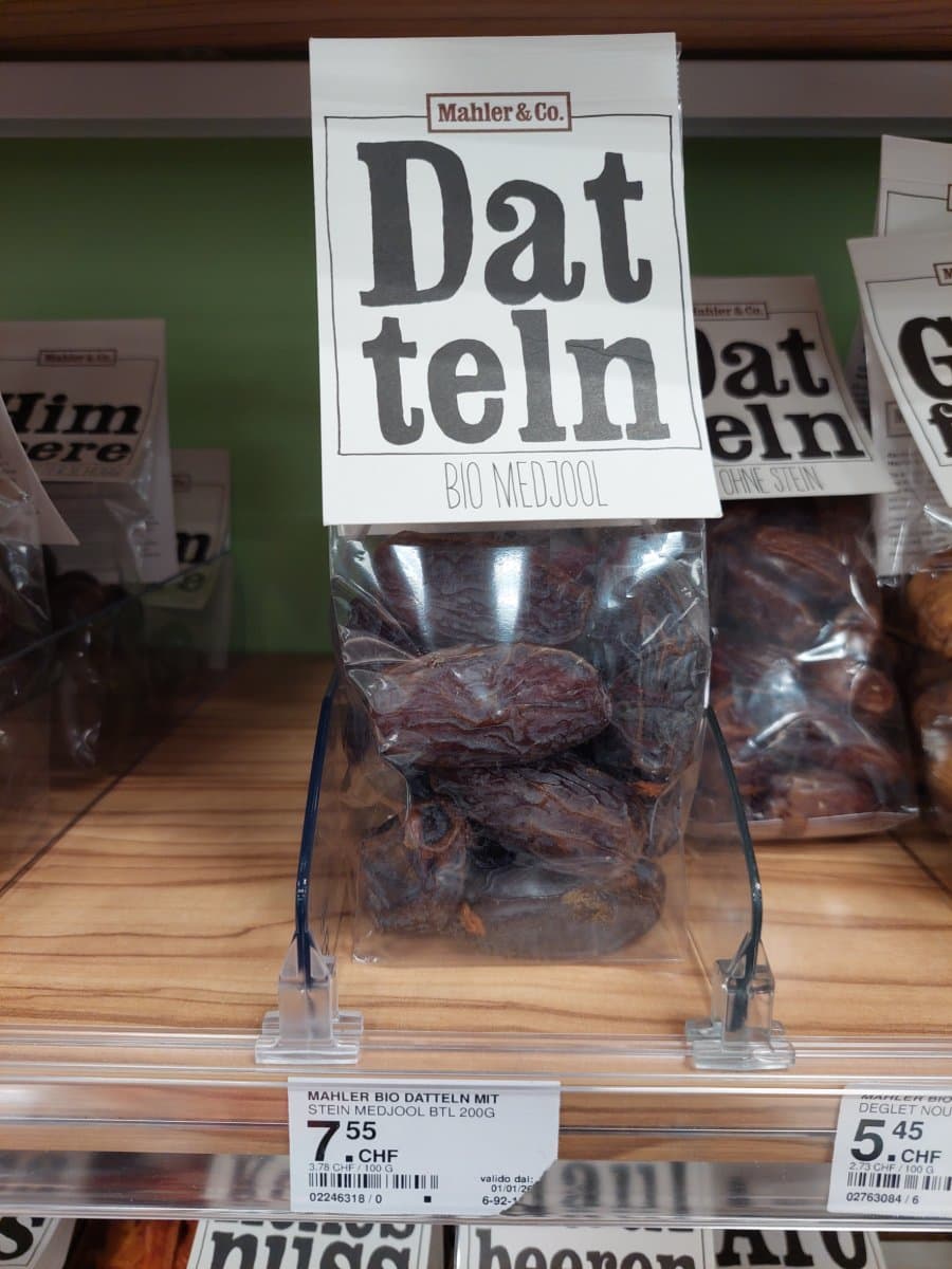 Mahler Bio Datteln mit Stein Medjool BTL 200G