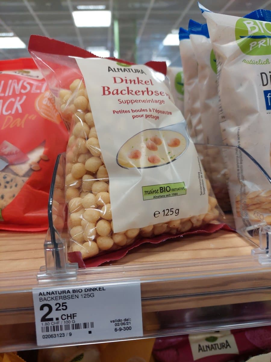 Alnatura Dinkel Backerbsen