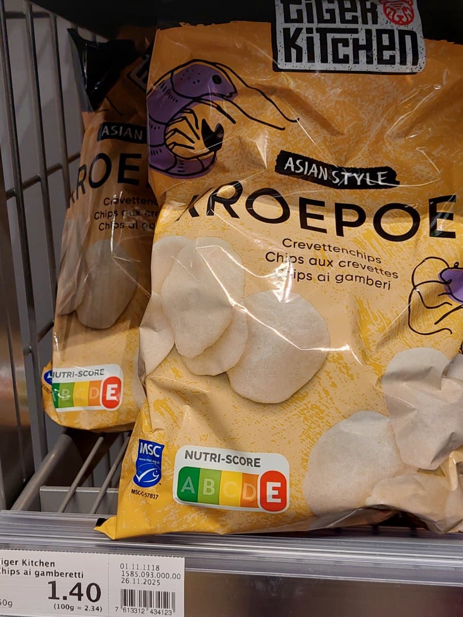 Tiger Kitchen Chips ai gamberetti