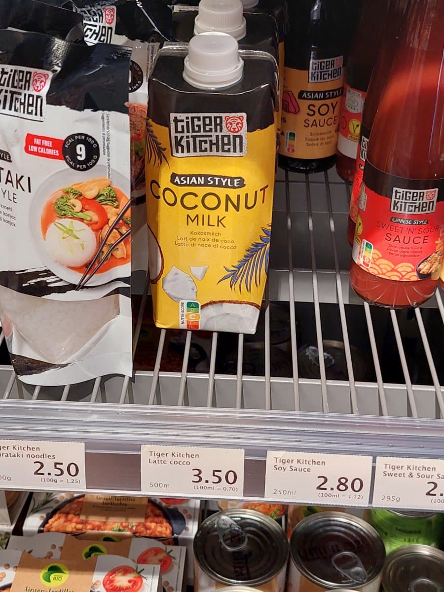 Tiger Kitchen Latte di Cocco